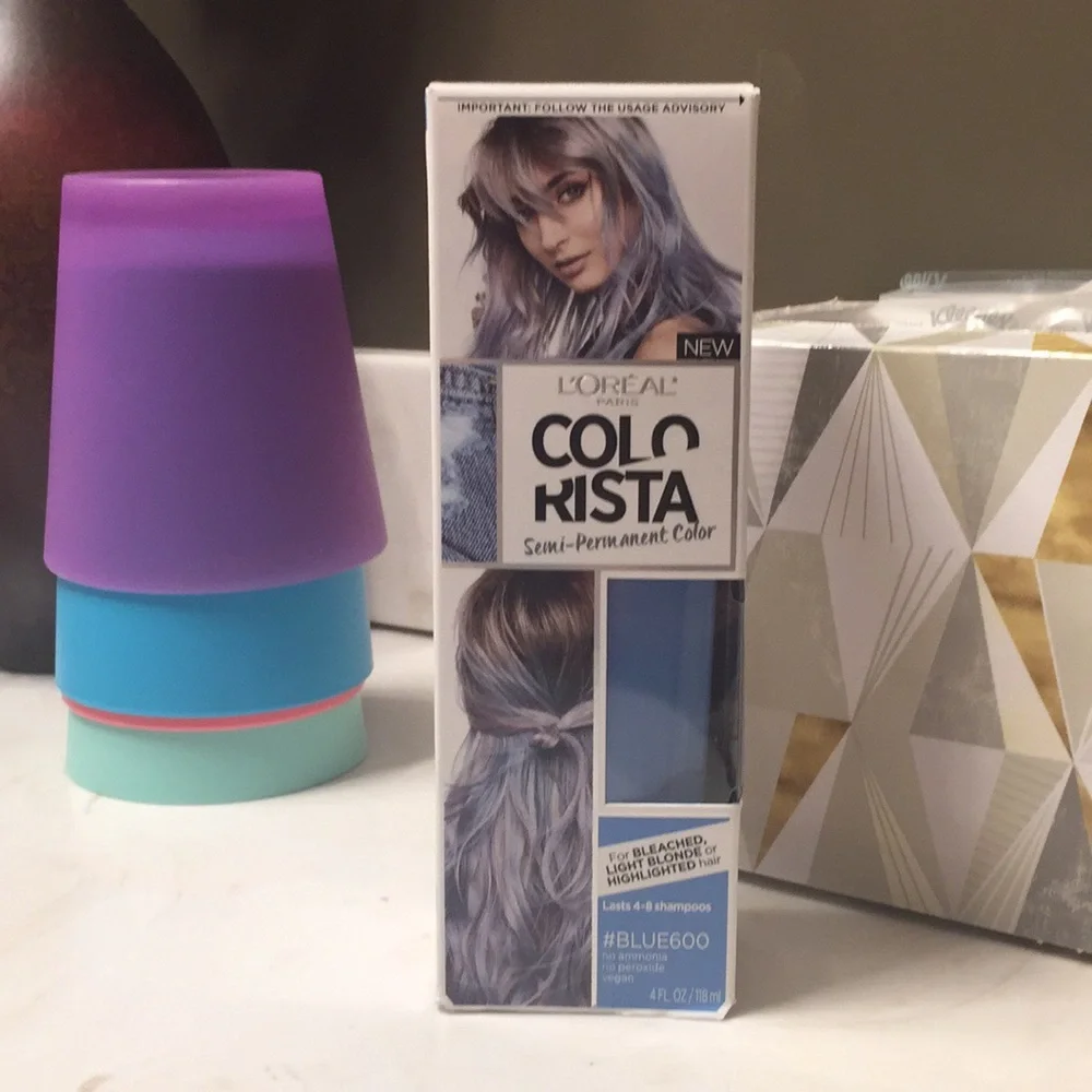 👨🏽‍🎤L’Oréal Colorista Blue Semi-Perm Dye